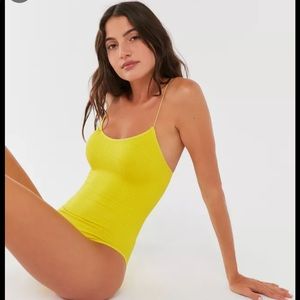 Out from under seamless body suit